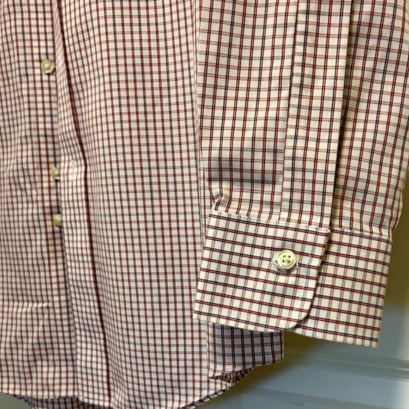 Red & Blue Plaid Brooks Brothers BRAND NEW Button Down 14.5 - 33 - Picture 8 of 11